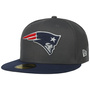 59Fifty Patriots Cap by New Era anthracite