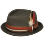 Four-Colour Band Player Straw Hat black