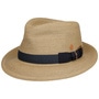 Samuel Livorno Fedora Straw Hat by Mayser nature-blue