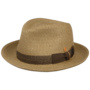 Samuel Livorno Fedora Straw Hat by Mayser nature-brown