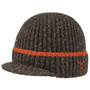 Deer Beanie Hat with Peak by Stetson brown