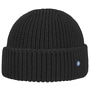 Beanie Hat with Cuff by Hammaburg black
