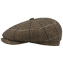 Hatteras Gallanger Wool Flat Cap by Stetson beige-brown
