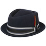 Lancover Diamond Wool Hat by Stetson navy