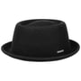 Uni Pork Pie Wool Hat by Stetson black