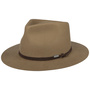 Vestridge Fedora Wool Hat by Stetson dark beige