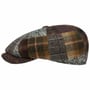 Millner Patchwork Flat Cap by Lierys brown