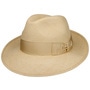 Big Brim Fedora Straw Hat by Borsalino nature