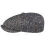 Hatteras Colour Dots Flat Cap by Stetson navy