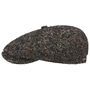 Hatteras Colour Dots Flat Cap by Stetson black