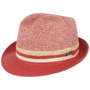 Melanto Trilby Straw Hat by Lipodo red-mottled