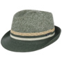 Melanto Trilby Straw Hat by Lipodo olive-mottled