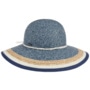 Striped Edge Floppy Hat by Lipodo blue-mottled