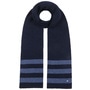 Stripes Knit Scarf by Hammaburg blue
