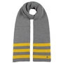 Stripes Knit Scarf by Hammaburg yellow