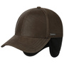 Chevrette Cowhide Cap with Ear Flaps by Stetson brown