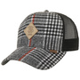 HFT Check Logo Patch Tweed Cap by Djinns black