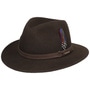 Roverton Traveller Wool Hat by Stetson dark brown