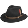 Lescott Traveller Wool Hat by Stetson black