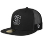 59Fifty Batting White Sox Mesh Cap by New Era white