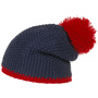 Twotone Pompom Hat navy