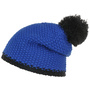 Twotone Pompom Hat royal-blue