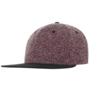Mélange Flat Brim Cap red-mottled