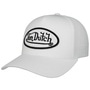 Boston Oval Patch Trucker Cap by Von Dutch white