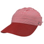 Stripes Bandana Cap red