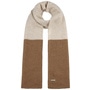 Twotone Block Cashmere Scarf by Seeberger camel