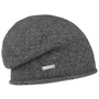 Cashmere Beanie Hat with Silk by Seeberger anthracite