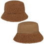Teddy Fur Reversible Hat by Seeberger brown