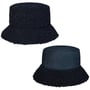Teddy Fur Reversible Hat by Seeberger navy