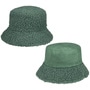 Teddy Fur Reversible Hat by Seeberger green