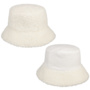 Teddy Fur Reversible Hat by Seeberger white
