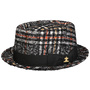 Tacola Check Pork Pie Wool Hat by Lierys Gold black