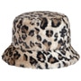 Ella Bucket Hat with Leopard Pattern by Mayser beige