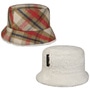 Doriet Check Bucket Reversible Hat by Mayser camel