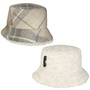 Doriet Check Bucket Reversible Hat by Mayser oatmeal