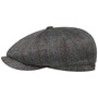 Hatteras Pascoli Flat Cap by Stetson anthracite