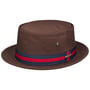 Classic Band Pork Pie Cloth Hat by Stetson brown