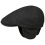 Thinsulate Flat Cap with Ear Flaps by Lipodo anthracite