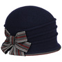 Liadona Milled Wool Hat by bedacht navy