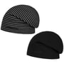 Reversible Long Beanie by Hammaburg black