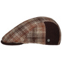 Benrover Check Flat Cap by Lierys rust