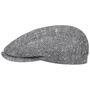 Plainfield Silk Wool Flat Cap by Stetson brown-blue