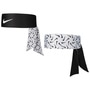 Dri-Fit 4.0 Reversible Headband by Nike white-black