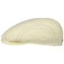 Organic Cotton Sustainable Flat Cap by Stetson pastel yellow