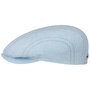 Organic Cotton Sustainable Flat Cap by Stetson light blue