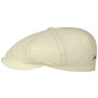 Hatteras Sustainable Cotton Flat Cap by Stetson pastel yellow